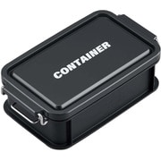 CNT-600 [弁当箱 CONTAINER コンテナ ランチボックス 600ml 抗菌 Ag 電子レンジ対応 食洗機対応 2点ロック 仕切付 ネイビー 幅19×奥行10.9×高さ5.8cm 日本製]