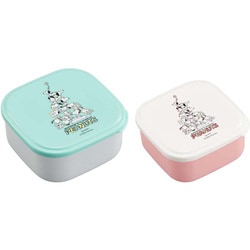 シール容器 弁当箱 2個セット 抗菌 Ag スヌーピー PEANATUS 75周年 360ml 550ml 電子レンジ対応 入れ子式 幅12×奥行12×高さ5.8cm 日本製 SSP-22