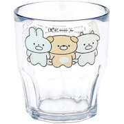 C-7 [プラカップ グラス コップ タンブラー 300ml ぽかんとたん 割れにくい食洗機対応 直径8.1×高さ9cm 日本製]