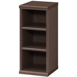 エースラック カラーラック 幅28.6×奥行31×高さ60cm ダークブラウン NC6030 DB