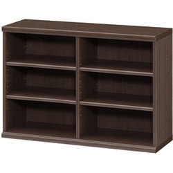 エースラック カラーラック 幅86.5×奥行31×高さ60cm ダークブラウン NC6090 DB