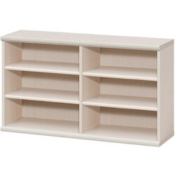 エースラック カラーラック 幅116.5×奥行31×高さ60cm ライトナチュラル NC6012 LN