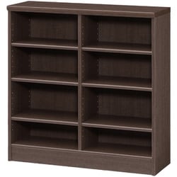 エースラック カラーラック 幅86.5×奥行31×高さ88.1cm ダークブラウン NC9090ダイワ DB