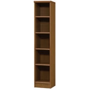 エースラック カラーラック 幅28.6×奥行31×高さ149.9cm ブラウン NC1530 BR