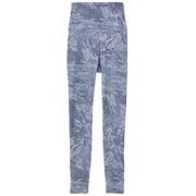 Fade Leopardプリントスーパーハイレギンス レディース 水陸両用 フィットネス ヨガ パンツ ブルーグレー(02) サイズ0(S-Mサイズ) B1943JUP025