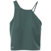YOGA FITアシメミドルトップス レディース 水陸両用 フィットネス ヨガ パット付きシャツ グリーン(05) サイズ1(M-Lサイズ) B1941TUB005
