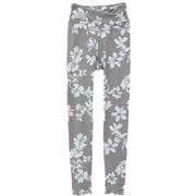 Beigeflowerプリントクロスレギンス レディース 水陸両用 フィットネス ヨガ パンツ ブラウン(03) サイズ0(S-Mサイズ) B1943JUP019