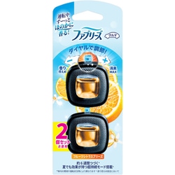 消臭芳香剤 車用 ファブリーズ イージークリップ フルーツシトラスブリーズ 2.5ml×2