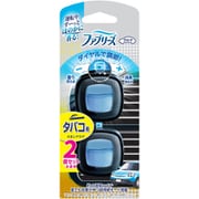 消臭芳香剤 車用 ファブリーズ イージークリップ タバコ用 イオンアクア 2.5ml×2