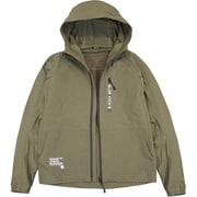 ジップアップパーカー カーキ 3L GKW-9001