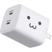 USB Type-C 充電器 PD 45W PPS 高速充電 USB-C ×2 折りたたみ式プラグ 小型 軽量 GaN II 採用 しろちゃん MPA-AC10945WF