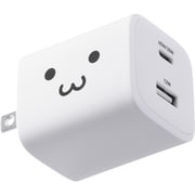 USB Type-C 充電器 PD 45W PPS 高速充電 USB-C ×1 USB-A ×1 折りたたみ式プラグ 小型 軽量 GaN II 採用 しろちゃん MPA-AC11045WF