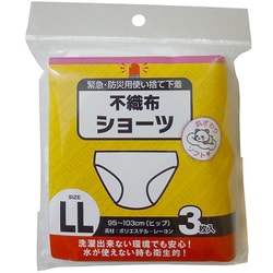 使い捨て 不織布ショーツ LLサイズ 3枚入 94460