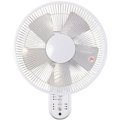 壁掛け扇風機 30cm リモコン付き ホワイト AW-KSP305AC