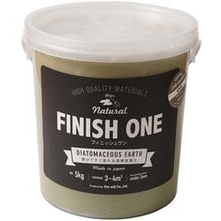 FINISH ONE 珪藻土 缶 カーキ 5kg