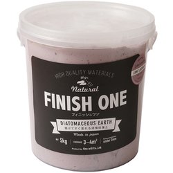 FINISH ONE 珪藻土 缶 ライトラベンダー 5kg