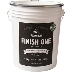 FINISH ONE 珪藻土 缶 グリーン 18kg