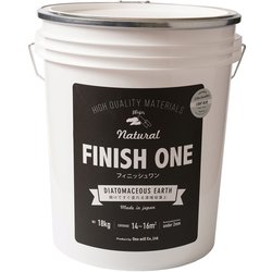 FINISH ONE 珪藻土 缶 ライトブルー 18kg