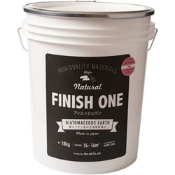 FINISH ONE 珪藻土 缶 ピンク 18kg
