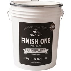 FINISH ONE 珪藻土 缶 チャコールグレー 18kg