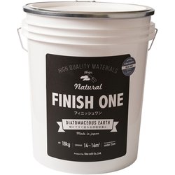 FINISH ONE 珪藻土 缶 ブルーグレー 18kg