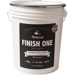 FINISH ONE 珪藻土 缶 ライトラベンダー 18kg