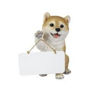 H23034 [右手でボードを持つ柴犬]