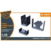 CPUA48050 1/48 F-86A セイバー 着陸装置カバー （クリアープロップ！用） [プラモデル用パーツ]
