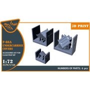 CPUA72168 1/72 F-86A セイバー 着陸装置カバー （クリアープロップ！用） [プラモデル用パーツ]