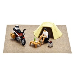 #カースナップ30a 1/64 ソロキャンプ （ホンダ CT125・ハンターカブ付属） [ダイキャストミニカー]
