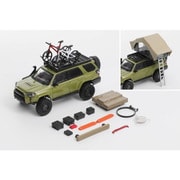 KS080-532 1/64 トヨタ 4Runner TRD PRO Overland （LHD） アクセサリー付 グリーン [ダイキャストミニカー]
