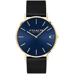 CHARLES 41mm BK革ベルト 正規品2年保証 14602548