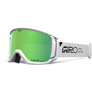 リボルト アジアンフィット スキー スノーボード ゴーグル 眼鏡対応 WHITE STACKED（VIVID Emerald） 7172039