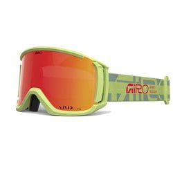 リボルト アジアンフィット スキー スノーボード ゴーグル 眼鏡対応 GLACIER GREEN BURST（VIVID Ember） 7172017