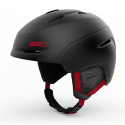 ネオミップスアジアンフィット スキー スノーボード ヘルメット MATTE BLACK/RED Mサイズ（55.5-59cm） 7172821