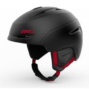 ネオアジアンフィット スキー スノーボード ヘルメット MATTE BLACK/RED Lサイズ（59-62.5cm） 7175957