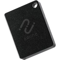 LGT-NNTG1BKA [スマートタグ 紛失防止タグ 小型 電池寿命最大5年 使い切りタイプ 防水・防塵 IP68 耐衝撃 アラーム機能付き amine ブラック]