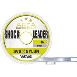 スーパートラウトエリア ショックリーダーSVG2 ナイロン 50m #0.6号 3.5LB