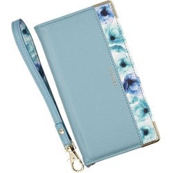 BL-PIX9A-CB [Google Pixel9a 用 ケース 手帳型 ブルーミー スマホケース フラワー エレガンテ Elegante/クラウディブルー]