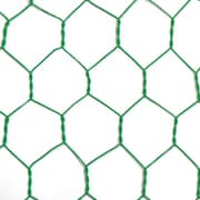 ビニール亀甲金網 幅広グリーン #18x40mm 1200mmx30m 10160287