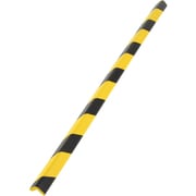 安心クッション L字型90cm小 油面接着仕様 ブラック/イエロー AC-100YS