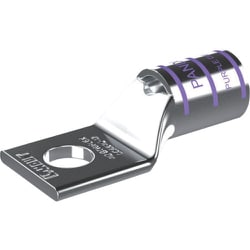 銅製圧縮端子 1穴 電線サイズ AWG4/0 取付穴サイズ 135mm LCAX4/0-12-X LCAX4/0-12-X