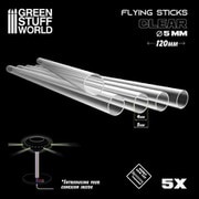 GSWD-10964 アクリル製透明パイプセット 外径5mm 5本入 [プラモデル用品]
