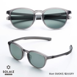 SLD-001OUTDOOR MATTSMOKE [SOLAIZ OUTDOOR ミドルウエリントンモデル SLD-001 Matt SMOKE/偏光GRY]