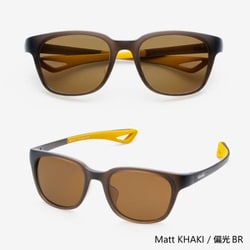 EIGHT SUN MATTKHAKI-BR [SOLAIZ EIGHT SUN ウェリントンモデル Matt KHAKI/偏光BR]