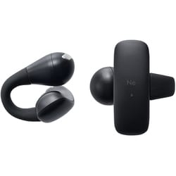 完全ワイヤレスイヤホン ear-hug オープンイヤー型（イヤーカフ型） Bluetooth対応 ブラック HP-H10BTK