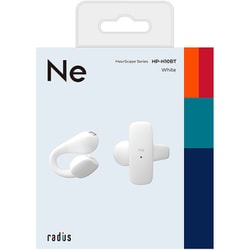 ラディウス　ワイヤレスイヤフォン Ne ホワイト 充電ケース付き ラディウス ワイヤレスイヤフォン Ne ホワイト 充電ケース付き