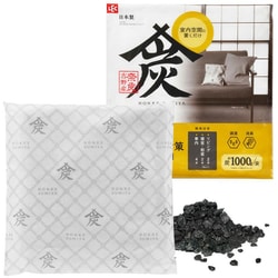 調湿 消臭 木炭 本家炭屋 スクエアタイプ L 1000g C01346