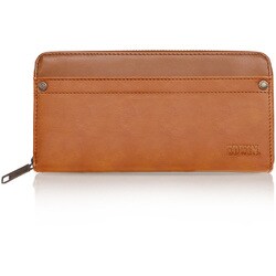EDWIN 0510631 エンボスロゴ R-ZIP 長財布 CAMEL 22269245
