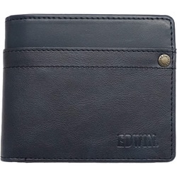 EDWIN 0510635 エンボスロゴ 二つ折財布 NAVY 22269249